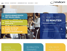 Tablet Screenshot of miloncirkel.com